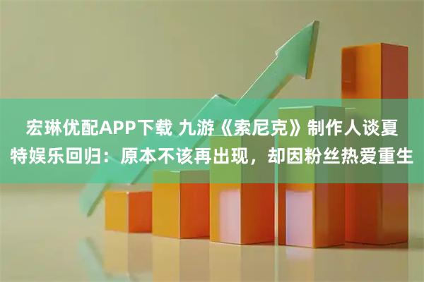 宏琳优配APP下载 九游《索尼克》制作人谈夏特娱乐回归：原本不该再出现，却因粉丝热爱重生