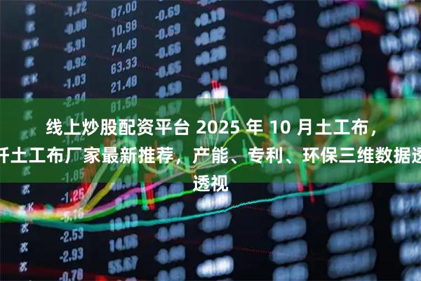 线上炒股配资平台 2025 年 10 月土工布，短纤土工布厂家最新推荐，产能、专利、环保三维数据透视