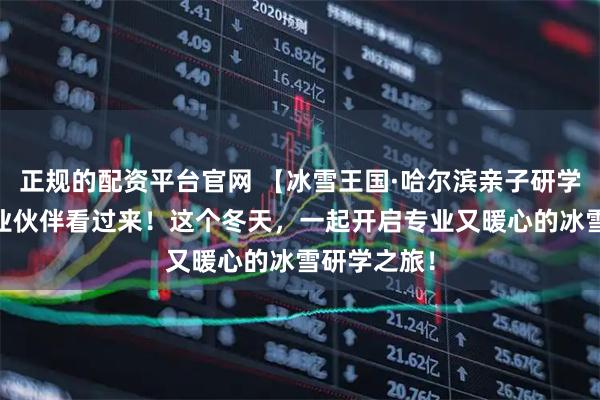 正规的配资平台官网 【冰雪王国·哈尔滨亲子研学】 全国同业伙伴看过来！这个冬天，一起开启专业又暖心的冰雪研学之旅！