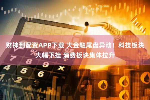 财神到配资APP下载 大金融尾盘异动！科技板块大幅下挫 消费板块集体拉升